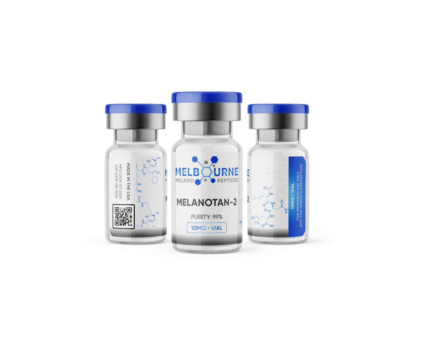 Melanotan II (MT2) 10mg Vial – For Research Use Only